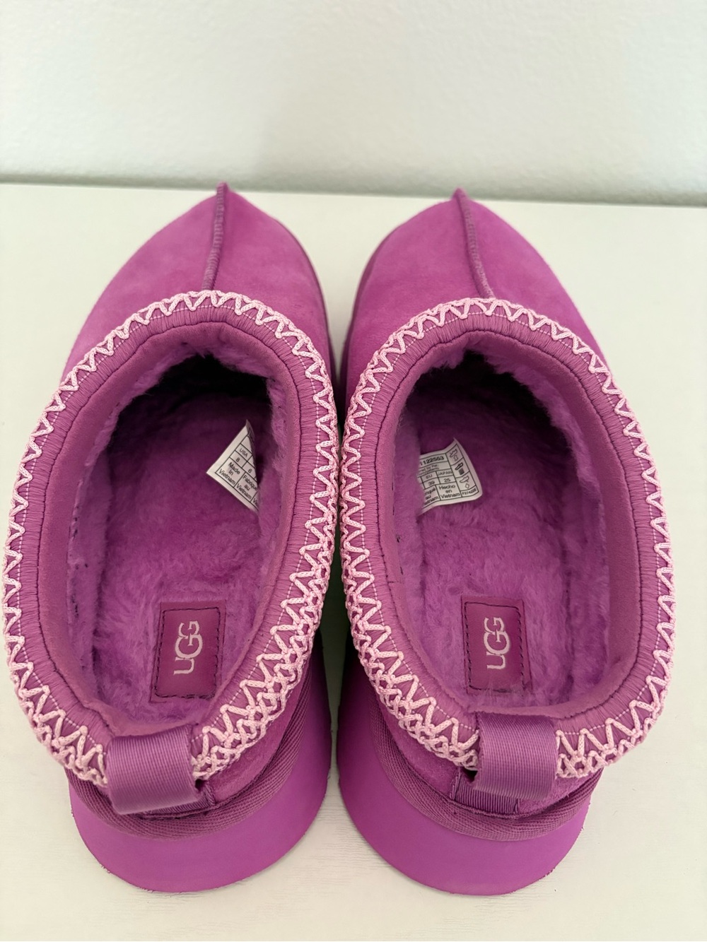 NWT UGG Tazz Platform Slipper Clogs - Purple Ruby- Size 8 - Picture 11 of 15